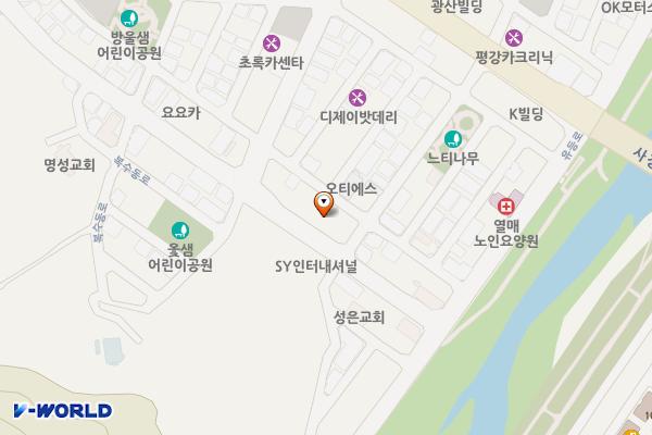 복수제4공한지무료주차장 위치 지도 — 대전광역시 서구 복수동 934