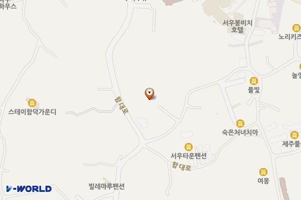 담소락 위치 지도 — 제주특별자치도 제주시 조천읍 함덕서1길 7-3