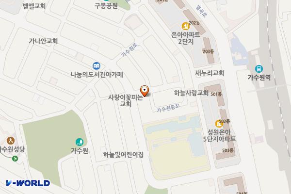 가수원제3공한지무료주차장 위치 지도 — 대전광역시 서구 가수원동 806-19