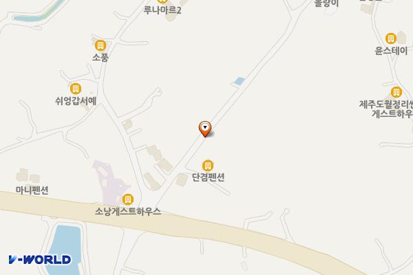 월정리카페 스쿠버스 위치 지도 — 제주특별자치도 제주시 구좌읍 월정3길 14
