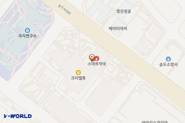 송도 스마트밸리 E동 위치 지도 — 인천광역시 연수구 송도미래로 30