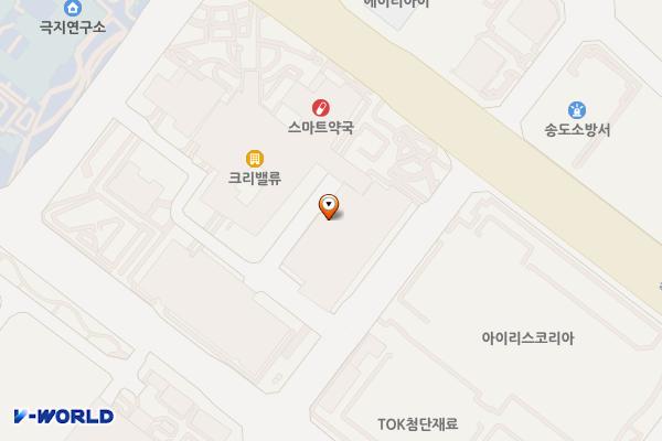 송도 스마트밸리 A동 – 1 위치 지도 — 인천광역시 연수구 송도동 214 송도 BRC 스마트밸리 지식산업센터