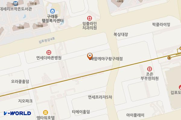 이너매스한강 위치 지도 — 경기도 김포시 김포한강9로75번길 190