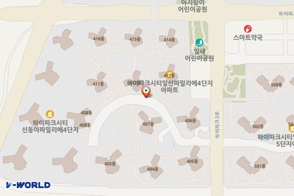 양우시네플렉스 위치 지도 — 경기도 고양시 일산서구 덕이로 20