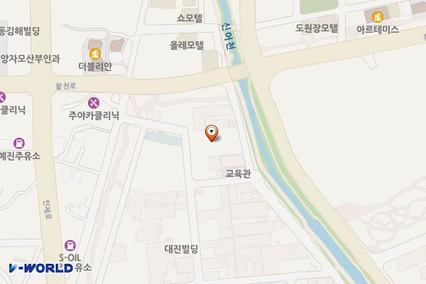 김해시 스포츠클럽 위치 지도 — 경상남도 김해시 분성로579번길 73