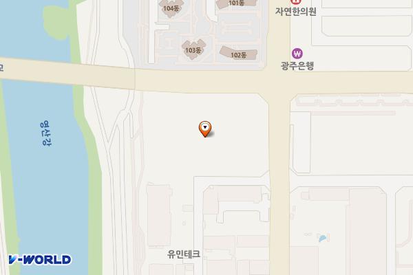 지식산업센터 위치 지도 — 전남광주통합특별시 북구 첨단연신로 284
