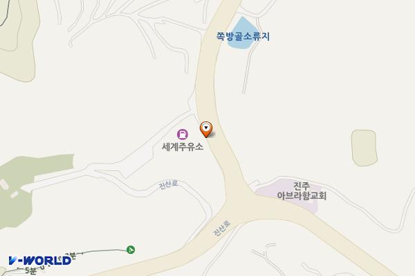 진주 태일가스충전소 위치 지도 — 경상남도 진주시 진산로 161