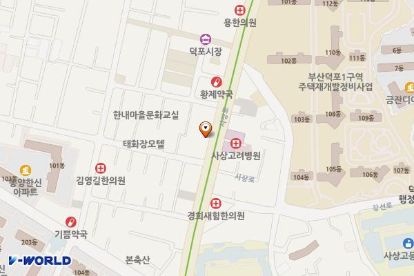 중부산농협 본점 위치 지도 — 부산광역시 사상구 사상로 281