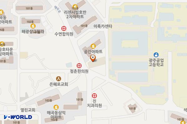 광주농협 매곡동지점 위치 지도 — 전남광주통합특별시 북구 매곡로 48