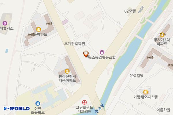 농소농협 신천점 위치 지도 — 울산광역시 북구 매곡로 7
