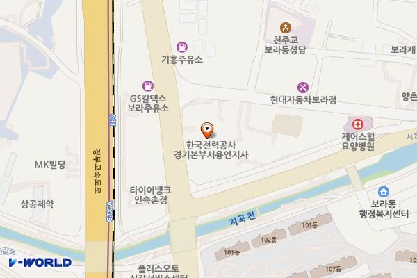 기흥농협 본점 위치 지도 — 경기도 용인시 기흥구 사은로 13