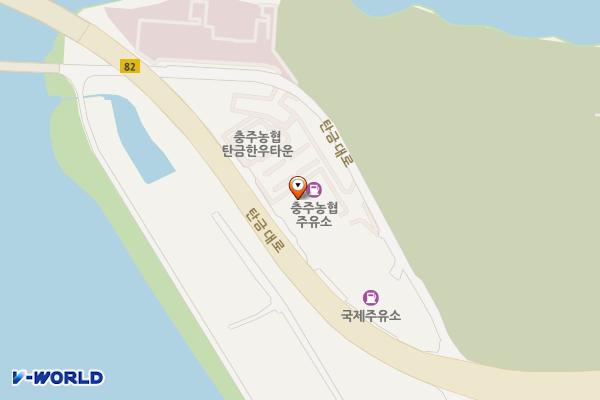 충주농협 탄금한우타운 위치 지도 — 충청북도 충주시 탄금대로 364
