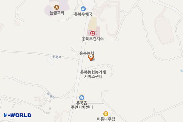 홍북농협 하나로마트 위치 지도 — 충청남도 홍성군 홍북읍 대동리 205-5