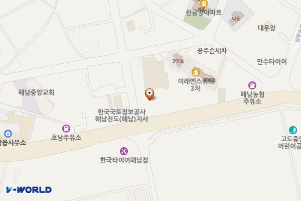 해남농협 하나로마트 위치 지도 — 전남광주통합특별시 해남군 해남읍 남부순환로 86