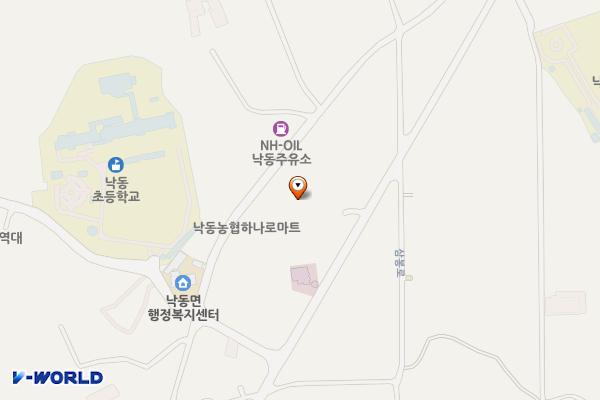 낙동농협 위치 지도 — 경상북도 상주시 낙동면 상촌1길 44
