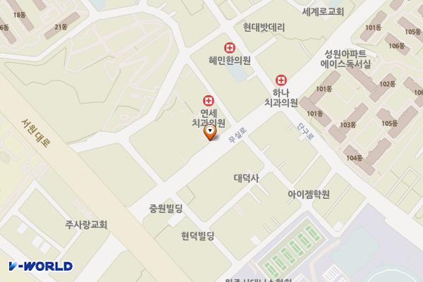 원주원예농협 하나로클럽 위치 지도 — 강원특별자치도 원주시 무실로 182