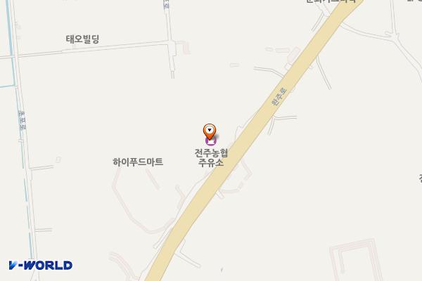 전주농협 호성주유소 위치 지도 — 전북특별자치도 전주시 덕진구 완주로 55