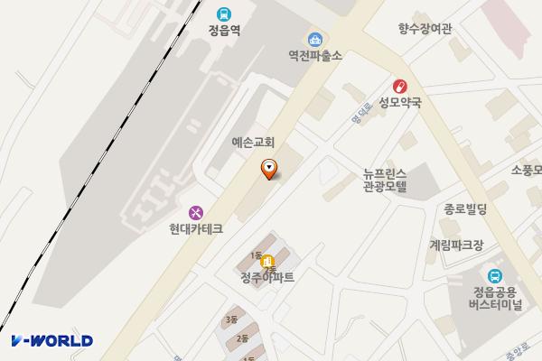 정읍농협 본점 위치 지도 — 전북특별자치도 정읍시 연지동 340-5 농협하나로마트