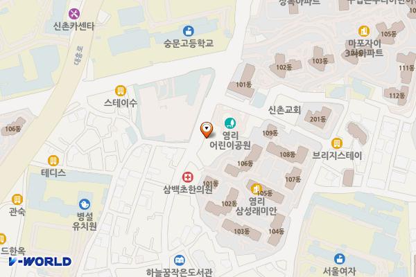 소금나루도서관 위치 지도 — 서울특별시 마포구 숭문길 72