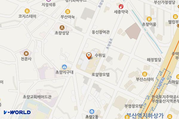 부산지방국토관리청 위치 지도 — 부산광역시 동구 초량중로 67
