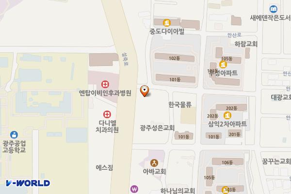 광주미래아동병원 위치 지도 — 전남광주통합특별시 북구 설죽로 346
