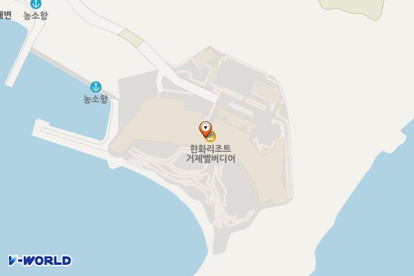 한화콘도 거제 벨버디어 위치 지도 — 경상남도 거제시 장목면 거제북로 2501-40