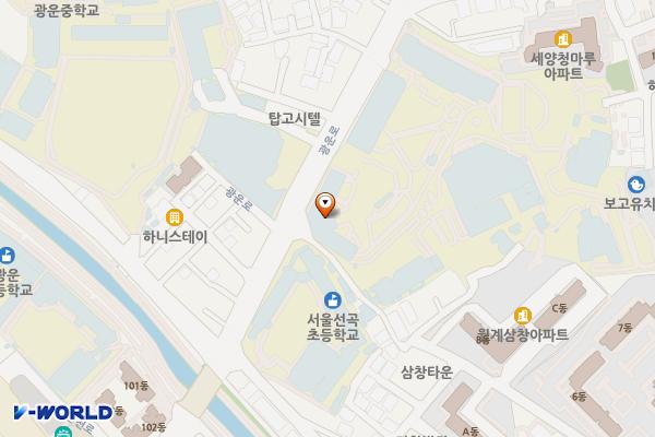 광운대학교 한울관 위치 지도 — 서울특별시 노원구 광운로 20