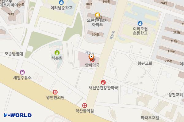 익산 수사랑병원 위치 지도 — 전북특별자치도 익산시 배산로 69