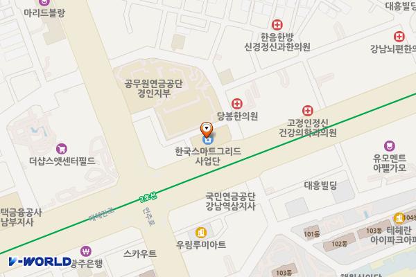 서울 한국기술센터관리단-급속50 위치 지도 — 서울특별시 강남구 테헤란로 305