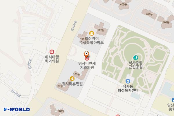 고양 스타타워2차오피스텔 위치 지도 — 경기도 고양시 일산동구 위시티1로 6-27