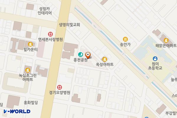 심곡지하공영주차장 전기차충전소(부천도시공사) 위치 지도 — 경기도 부천시 원미구 부천로54번길 23