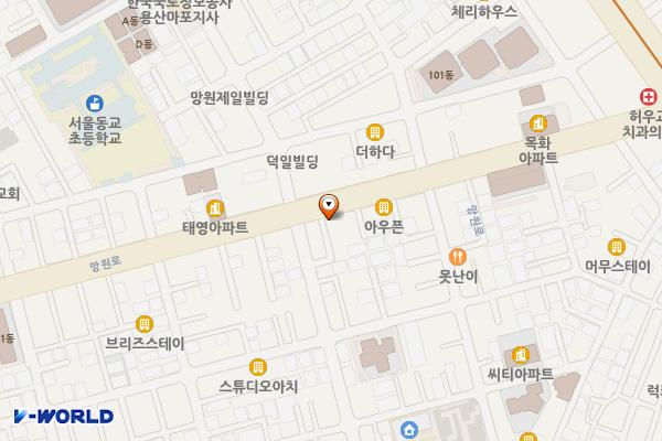 망원시장 위치 지도 — 서울특별시 마포구 망원로 72