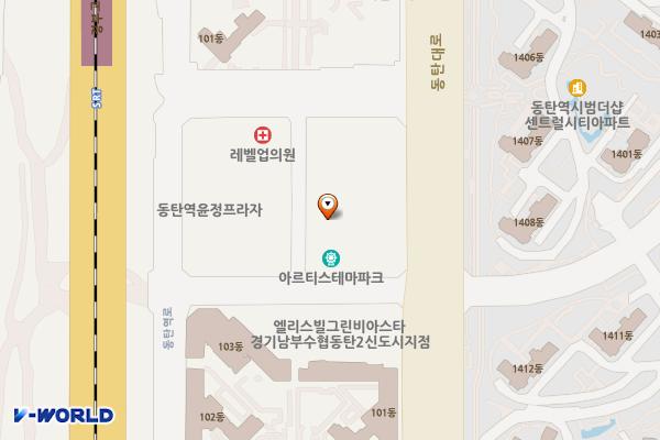 화성 GTX광장프라자 위치 지도 — 경기도 화성시 동탄구 동탄오산로 86-11