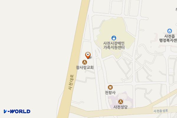 사천 한국지엠사천바로서비스 위치 지도 — 경상남도 사천시 사천읍 진삼로 1519