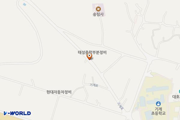포항 티에스모터스 태성카 위치 지도 — 경상북도 포항시 북구 기계면 기계로 156