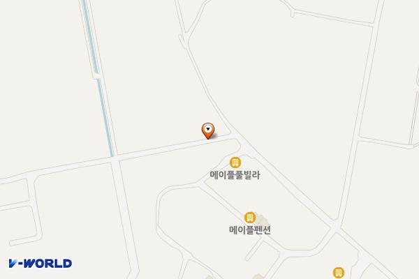 강원고성 메이플풀빌라 위치 지도 — 강원특별자치도 고성군 토성면 사진용촌길 129-1