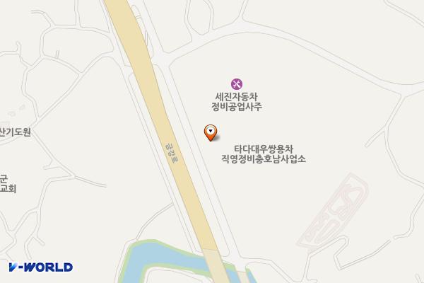 군산 세진자동차정비공업사 위치 지도 — 전북특별자치도 군산시 성산면 금강로 584