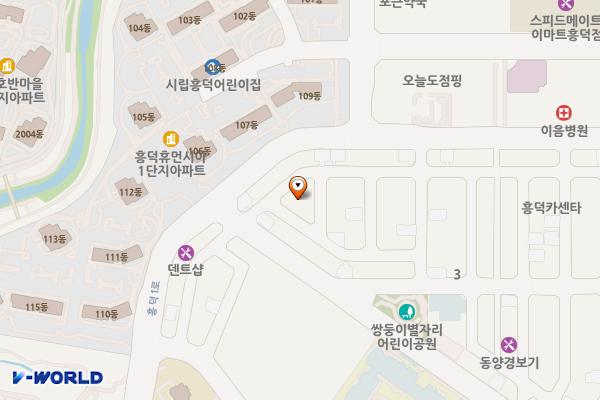 용인세정상가 위치 지도 — 경기도 용인시 기흥구 흥덕2로75번길 29-8