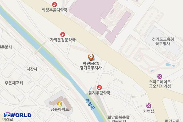 의정부 을지타워 위치 지도 — 경기도 의정부시 동일로 713