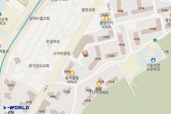 상계 동아불암아파트(상가) 위치 지도 — 서울특별시 노원구 덕릉로 780