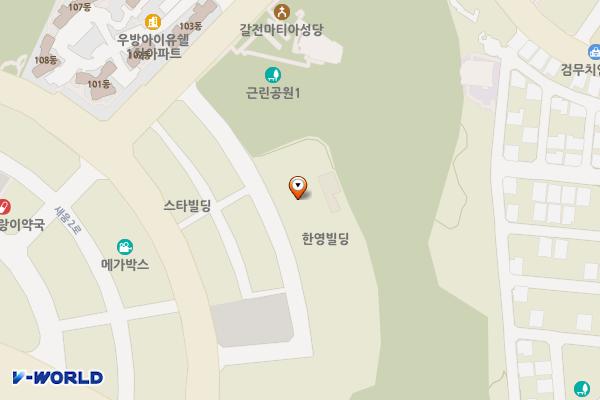 안동 씨엠관리신탁 위치 지도 — 경상북도 안동시 풍천면 검무로 10-15