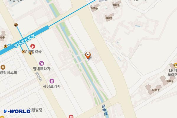 별내동 노상제5 위치 지도 — 경기도 남양주시 별내동 819-3