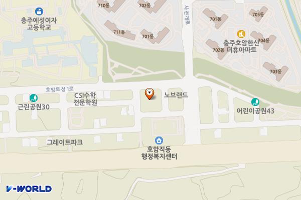 충주 호암시그니처주차타워 위치 지도 — 충청북도 충주시 호암토성3길 3
