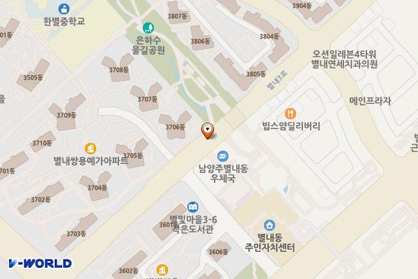 별내동 노상제4 위치 지도 — 경기도 남양주시 별내동 1031
