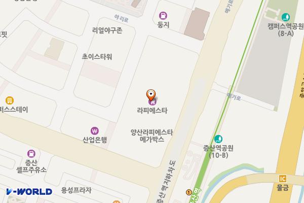 양산 라피에스타 위치 지도 — 경상남도 양산시 물금읍 증산역로 177