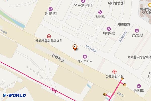위례 더존메디컬타워 위치 지도 — 경기도 성남시 수정구 위례서일로 18