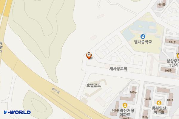 남양주 하나골프존 위치 지도 — 경기도 남양주시 별내면 청학로중앙길 80