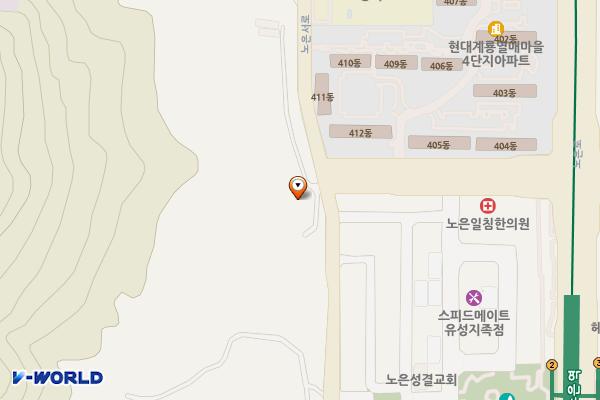 공주칼국수(노은점) 위치 지도 — 대전광역시 유성구 노은서로 179