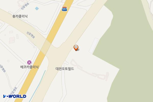 대전 오토월드 위치 지도 — 대전광역시 유성구 유성대로 510