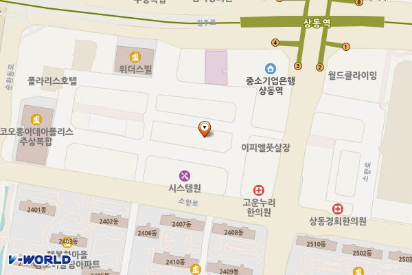 부천 상록복합타운 위치 지도 — 경기도 부천시 소향로37번길 19